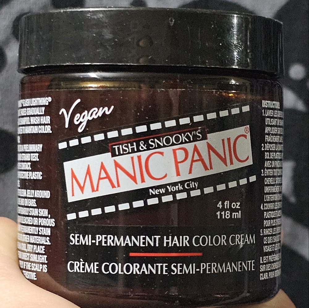 Manic Panic semi permanent hair color INFRA RED